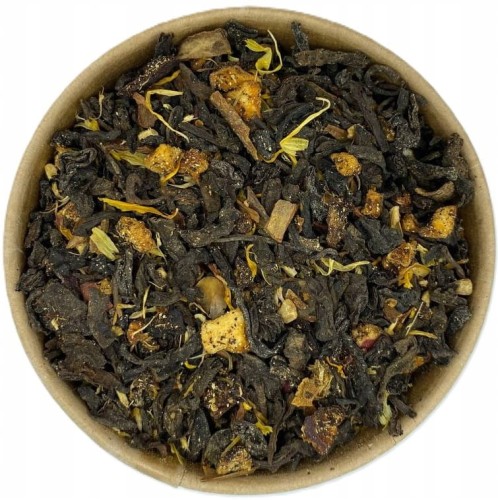 Cynamonowe Otulenie – Pu-Erh z jabłkiem, cynamonem i imbirem – zdjęcie 2