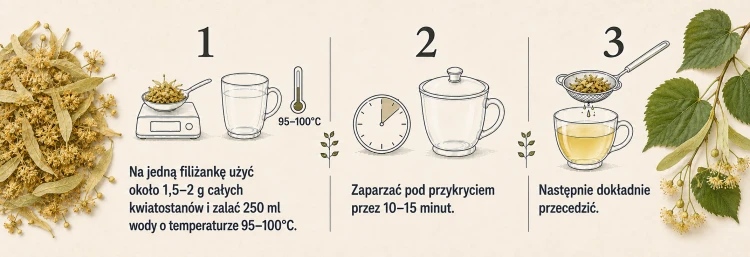 Lipa kwiat Cały naturalny susz do aromatycznego naparu – zdjęcie 4