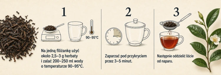 Pu-Erh Milk herbata czerwona liściasta o mlecznym aromacie – zdjęcie 5