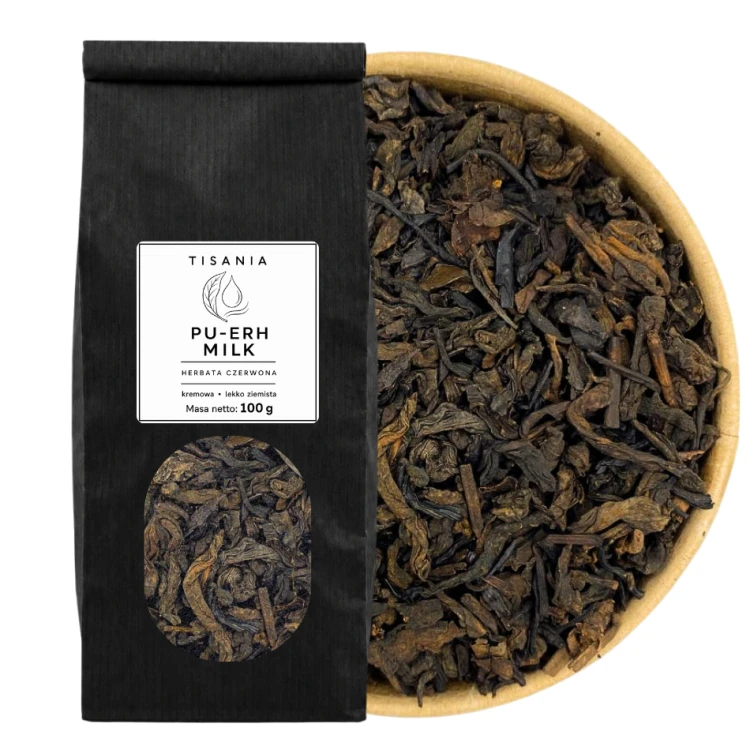 Pu-Erh Milk herbata czerwona liściasta o mlecznym aromacie – zdjęcie 2