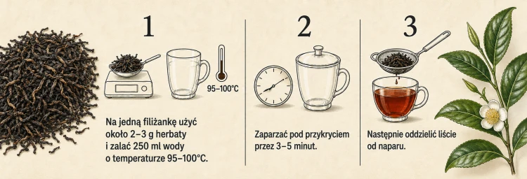Assam herbata czarna liściasta indyjska klasyczna – zdjęcie 5