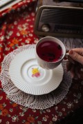 Syrop żurawinowy Spichlerz 330 ml do herbaty napojów i deserów – zdjęcie 2