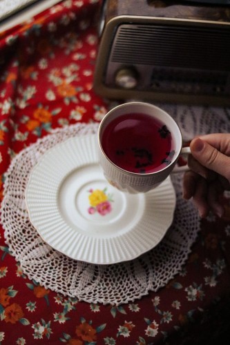 Syrop żurawinowy Spichlerz 330 ml do herbaty napojów i deserów – zdjęcie 2