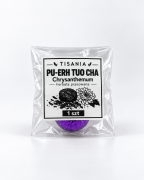 Pu-Erh Chrysanthemum Tuo Cha – herbata czerwona prasowana – zdjęcie 7