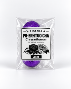 Pu-Erh Chrysanthemum Tuo Cha – herbata czerwona prasowana – zdjęcie 9