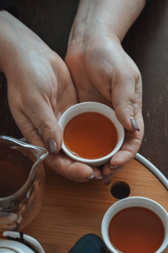 Pu-Erh Chrysanthemum Tuo Cha – herbata czerwona prasowana – zdjęcie 2