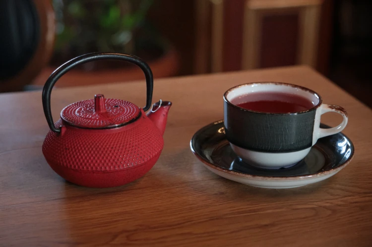 Pu-Erh Chrysanthemum Tuo Cha – herbata czerwona prasowana – zdjęcie 4